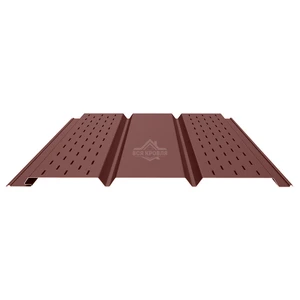 Софит PROFI с двойной перфорацией (боковой) 0.5 Полиэстер RAL 8017