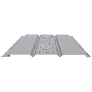 Софит PROFI с центральной перфорацией 0.5 Полиэстер RAL 7004