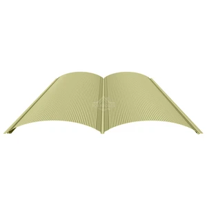 Блок-хаус с микрогофрой 0.5 Полиэстер RAL 1014