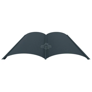 Блок-хаус с микрогофрой 0.5 Полиэстер RAL 7016