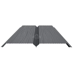 Евробрус с тиснением 0.5 Полиэстер RAL 7024