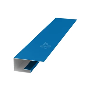 Планка завершающая (J-профиль) 45х20х25 для сайдинга Полиэстер RAL 5005