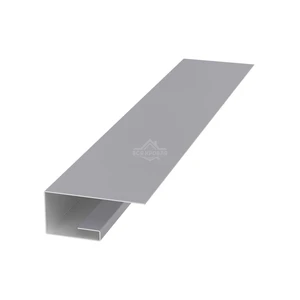 Планка завершающая (J-профиль) 45х20х25 для сайдинга Полиэстер RAL 7004