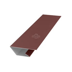 Планка стартово-финишная 50х20х20 для сайдинга Полиэстер RAL 8017