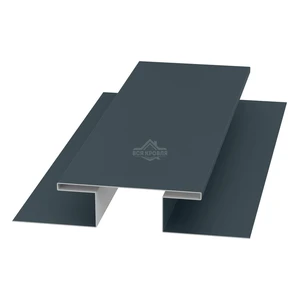 Планка стыковочная (H-профиль) 45х75х45 для сайдинга Полиэстер RAL 7016