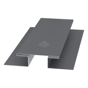 Планка стыковочная (H-профиль) 45х75х45 для сайдинга Полиэстер RAL 7024