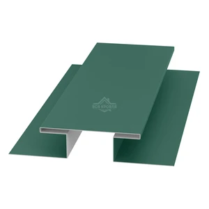 Планка стыковочная (H-профиль) 45х75х45 для сайдинга MAT RAL 6005