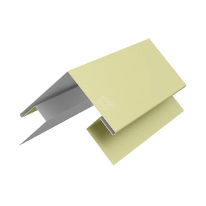 Угол сложный внешний 45х75х75х45 для сайдинга Полиэстер RAL 1014