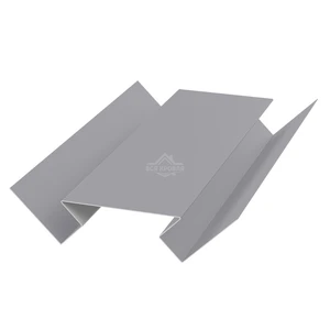 Угол внутренний 45х75х45 для сайдинга Полиэстер RAL 7004