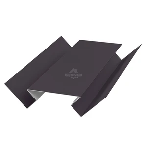 Угол внутренний 45х75х45 для сайдинга Полиэстер RAL 8019