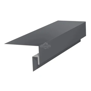 Околооконная фаска сложная (J-фаска) 50х50х200 для сайдинга Полиэстер RAL 7024