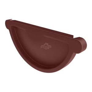 Заглушка торцевая MAT двусторонний RAL 8017