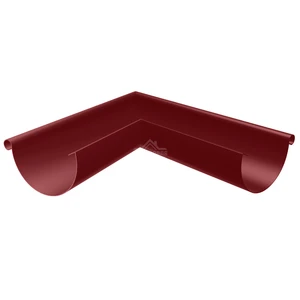 Угол желоба внешний 90° Полиэстер двусторонний RAL 3005