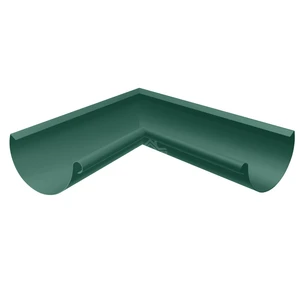 Угол желоба внутренний 90° Полиэстер двусторонний RAL 6005