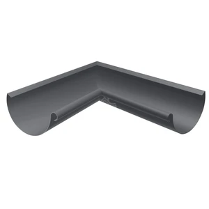 Угол желоба внутренний 90° Полиэстер двусторонний RAL 7024