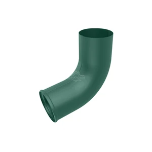 Колено стока Полиэстер двусторонний RAL 6005