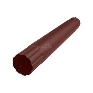 Труба водосточная соединительная Ø 90 Pural RAL 8017