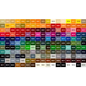 Корректор RAL-1014, RAL-3005, RAL-5005, RAL-6005, RAL-7004, RAL-7024, RAL-8004, RAL-8017, RR-32