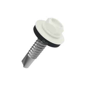 Саморез 4.8х35 мм Полиэстер RAL 9002