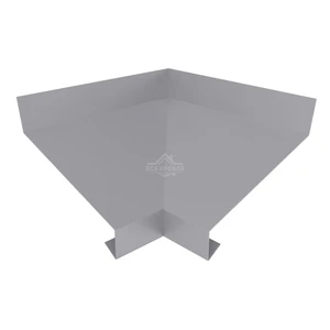 Отлив оконный угловой внутренний 130 Полиэстер RAL 7004