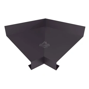 Отлив оконный угловой внутренний 170 Полиэстер RAL 8019