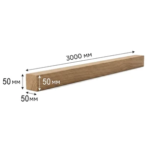 Брусок обрезной 50x50x3