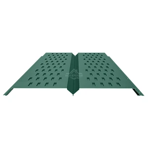 Софит металлический с перфорацией 0.5 Полиэстер RAL 6005