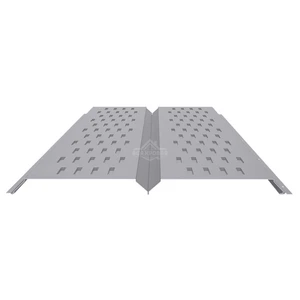 Софит металлический с перфорацией 0.5 Полиэстер RAL 7004