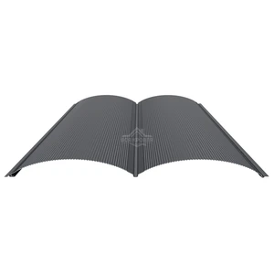 Блок-хаус с микрогофрой 0.5 Полиэстер RAL 7024