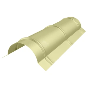 Конек полукруглый большой Полиэстер RAL 1014