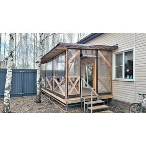 Гибкие окна для веранды ПВХ 700