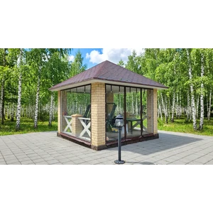 Гибкие окна для террасы ПВХ 1200